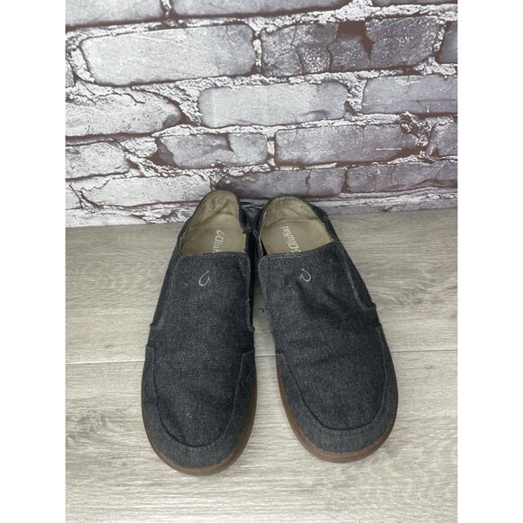 Olukai Wool Gray Wool Fabric Casual Slip On Casual Sneakers Men’s 11M US/44EU - Picture 10 of 16